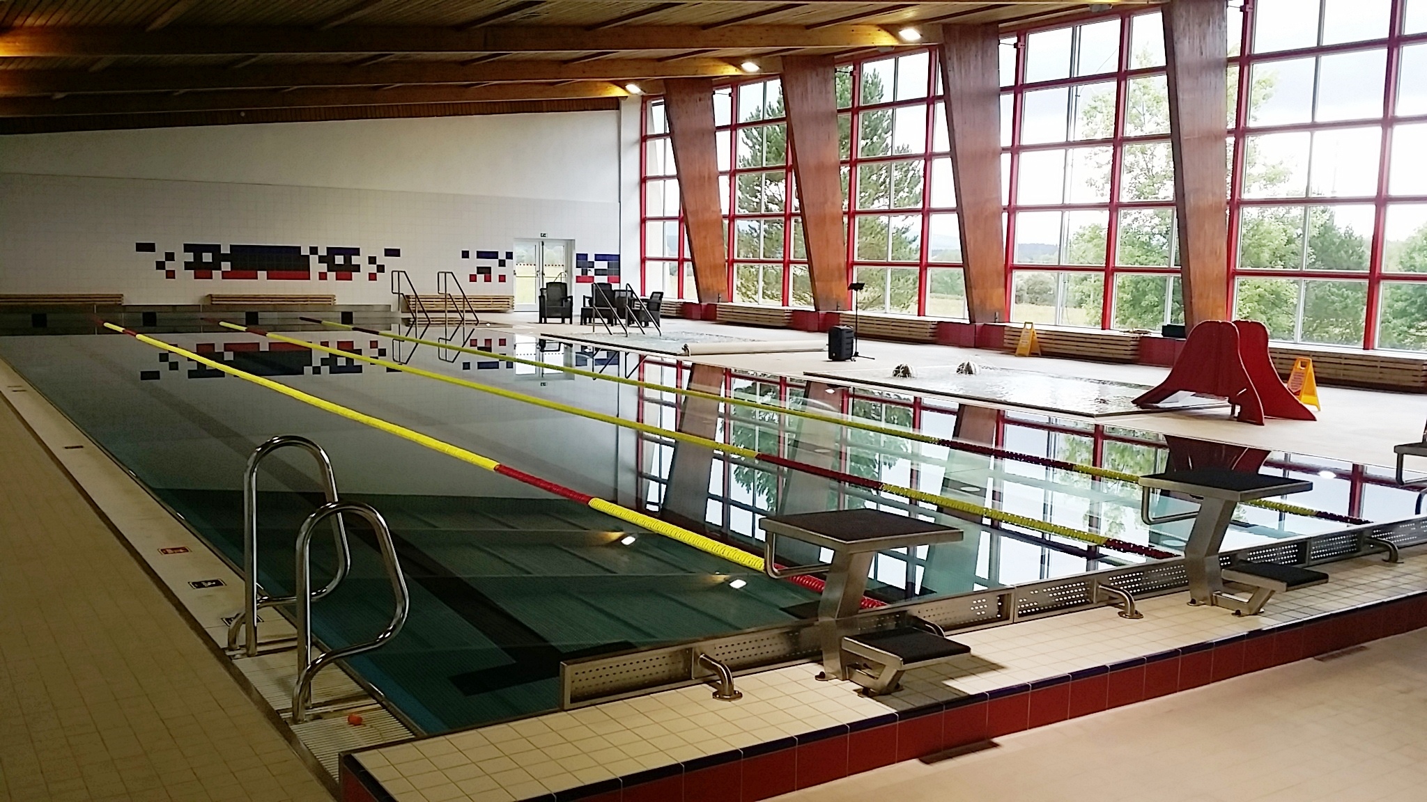Bazén ve Volarech po rekonstrukci
