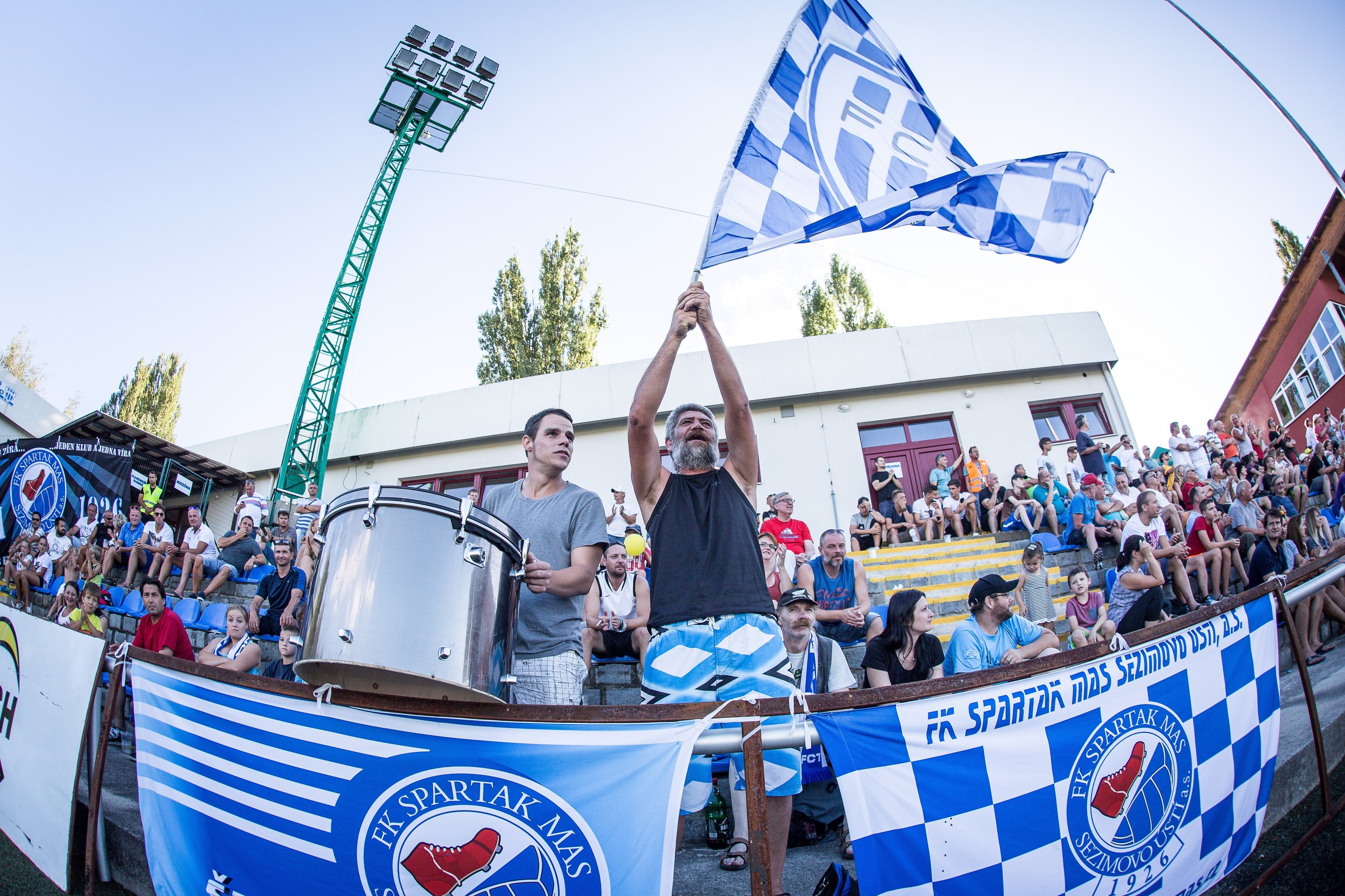 Fanoušci fotbalového klubu FC MAS Táborsko