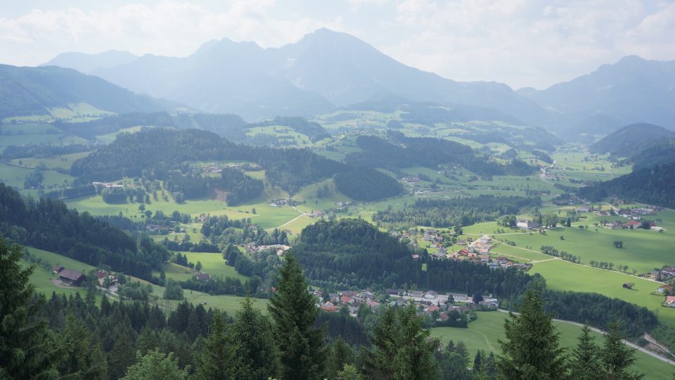 Panoramatická věž na Wurbauerkogel v Horním Rakousku nabízí ojedinělý výhled