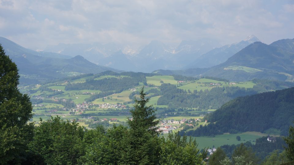 Panoramatická věž na Wurbauerkogel v Horním Rakousku nabízí ojedinělý výhled