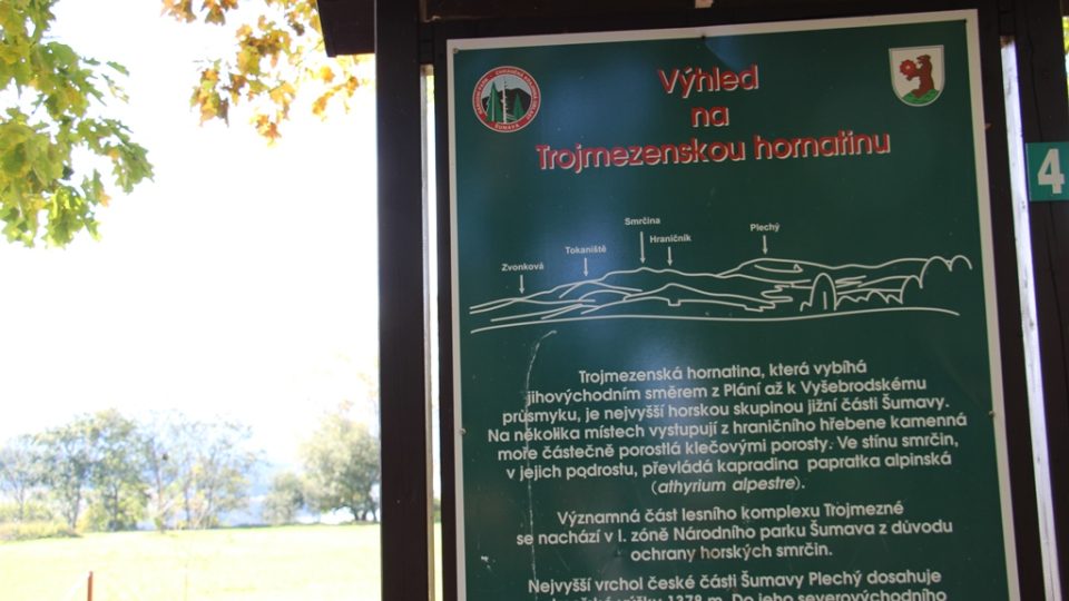 Park Adalberta Stiftera v Horní Plané