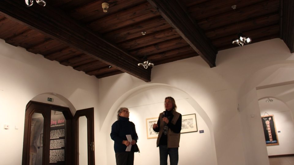 Wortnerův dům v Českých Budějovicích. Uvnitř jsou původní dřevěné stropy, které pocházejí z doby renesance, možná ještě gotiky