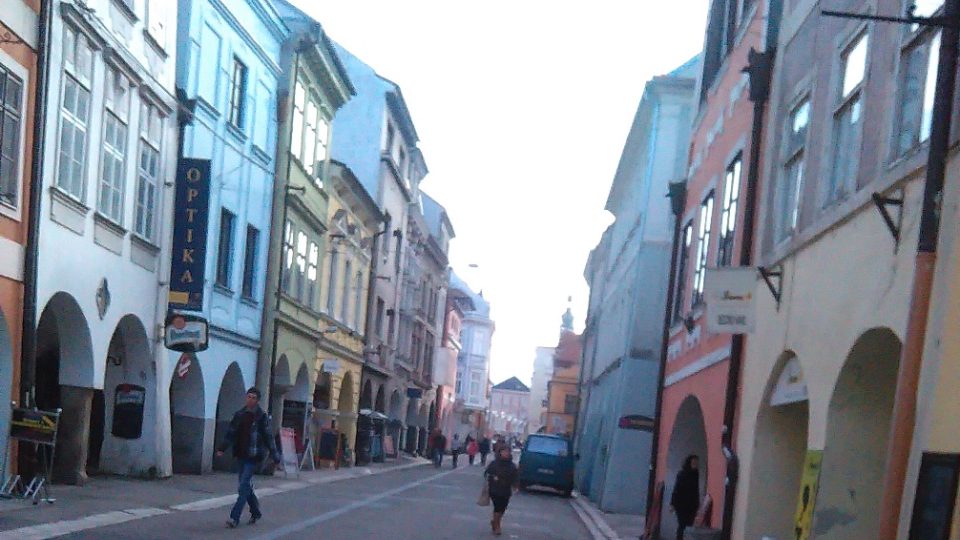 Krajinská ulice v Českých Budějovicích se původně jmenovala Landstrasse a bydleli zde Němci