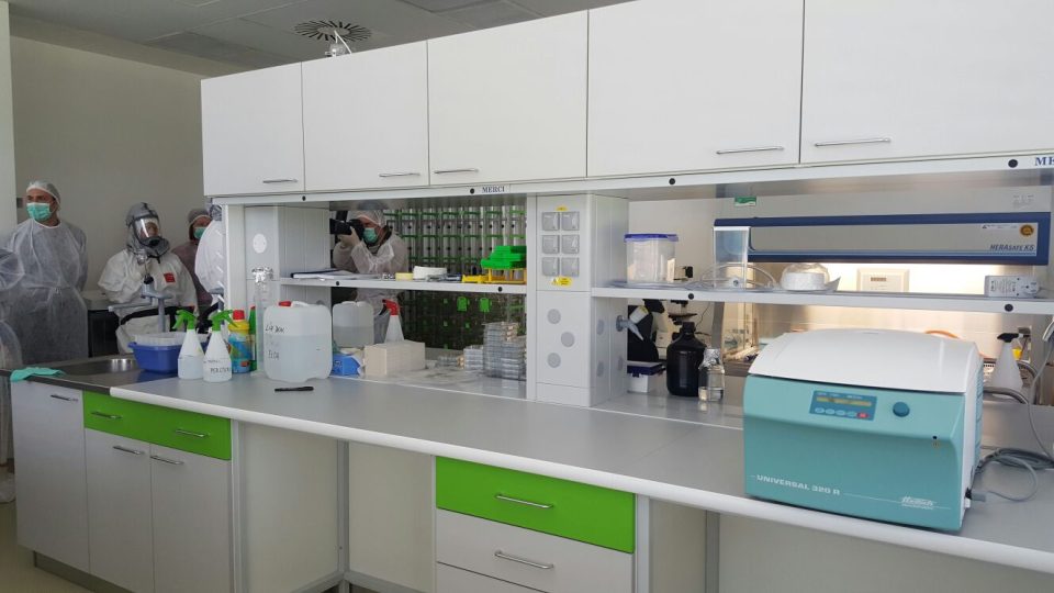 Nové laboratoře pro parazitology v Biologickém centru Akademie věd v Českých Budějovicích