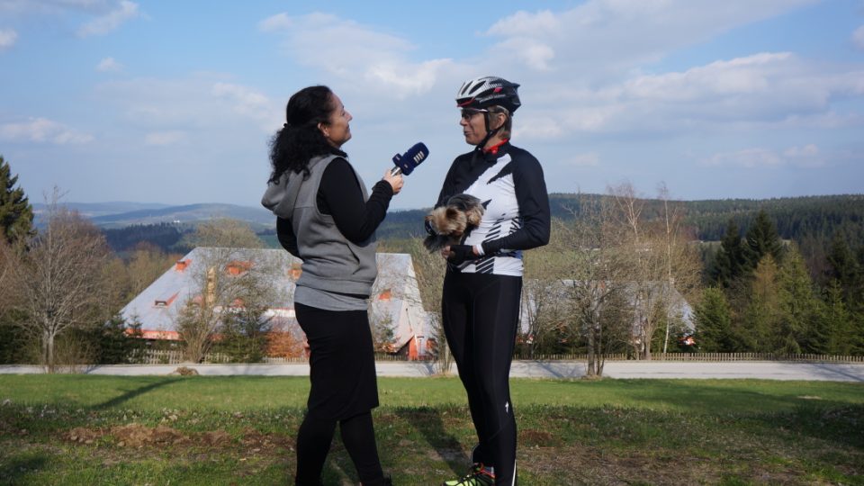 O lásce ke kolu mluvila s Kateřinou Neumannovou autorka pořadu Návod na cyklistiku Mária Pfeiferová