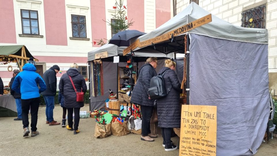 Adventní trhy na zámku v Třeboni