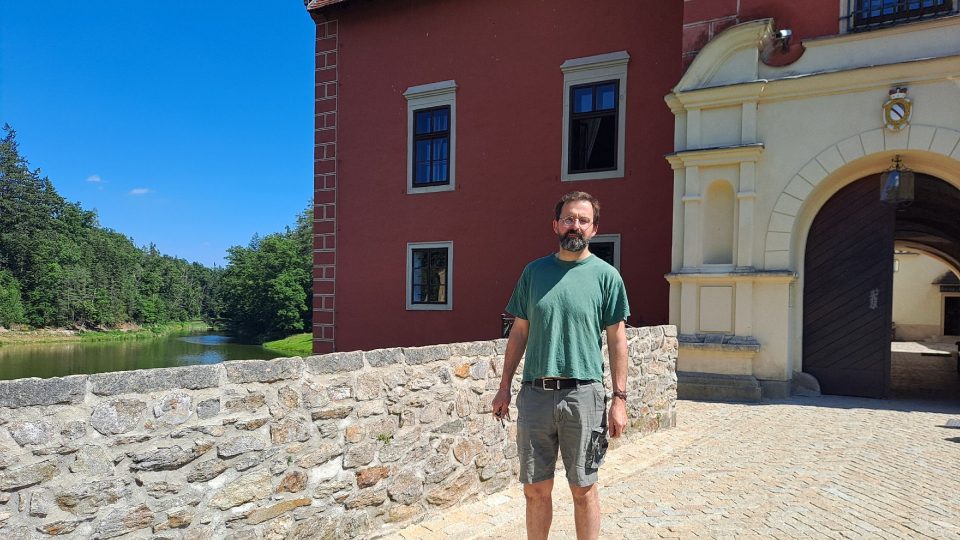 Kastelán Zámku Červená Lhota Tomáš Horyna | foto: Filip Černý, Český rozhlas Kastelán Zámku Červená Lhota Tomáš Horyna