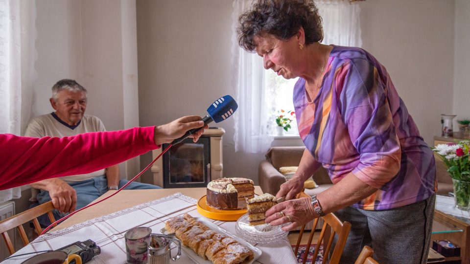 Během rozhovoru jsme dostali i něco na zub