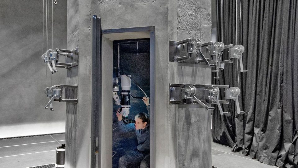 Periskop v bývalém komíně věže | foto: DDM Praha 7 Periskop v bývalém komíně věže