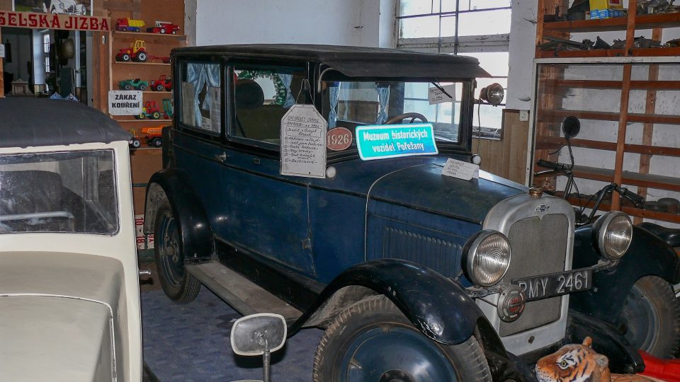 Chevrolet v Muzeu historických vozidel Pořežany