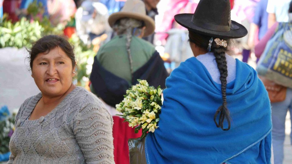 Pavel Chlouba při své expedici do jižní Ameriky navštívil tržiště v peruánském městečku Carhuaz