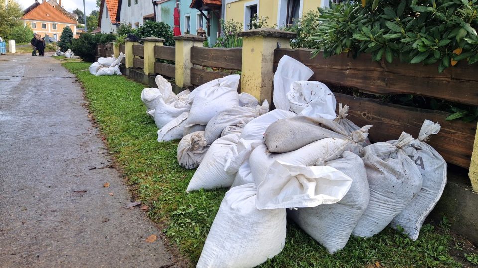 Benešov nad Černou na Českokrumlovsku po povodni