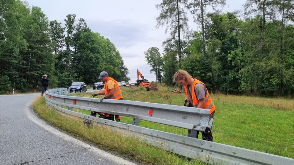 Začala oprava silnice mezi Dačicemi a Slavonicemi na Jindřichohradecku