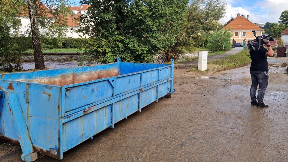 Benešov nad Černou na Českokrumlovsku po povodni