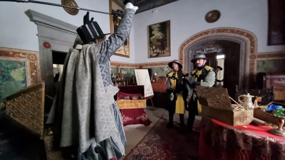 Natáčení pokračování pohádky Tajemství staré bambitky na zámku v Jindřichově Hradci
