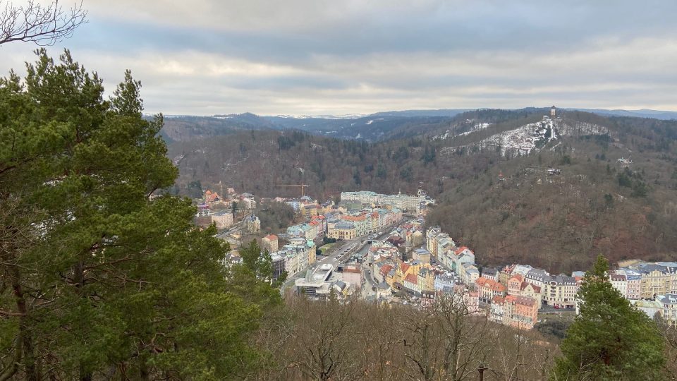 Výhled na lázeňské centrum