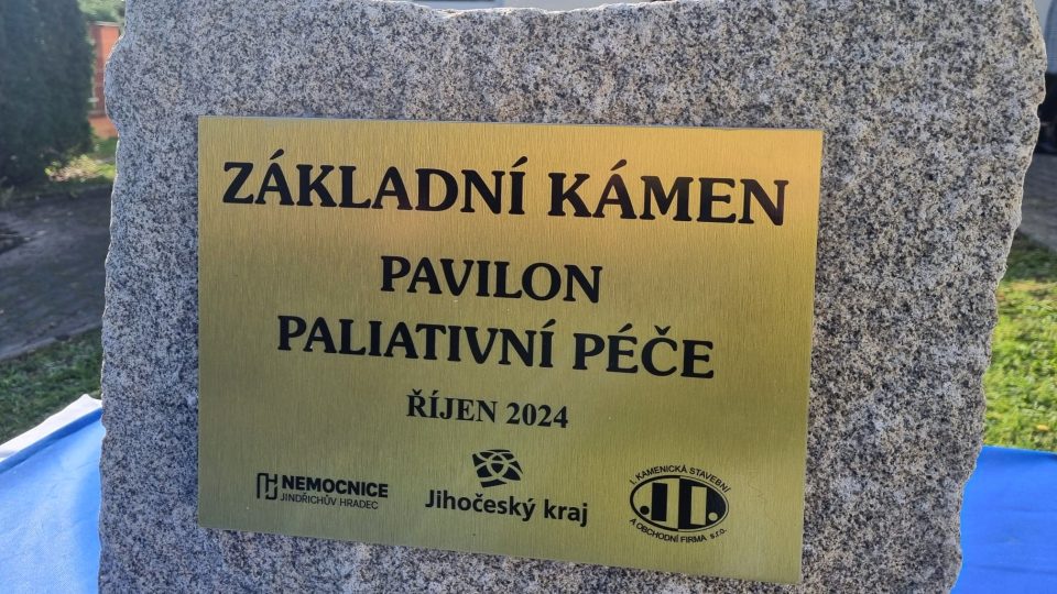 Zahájení stavby pavilonu paliativní péče v Jindřichově Hradci