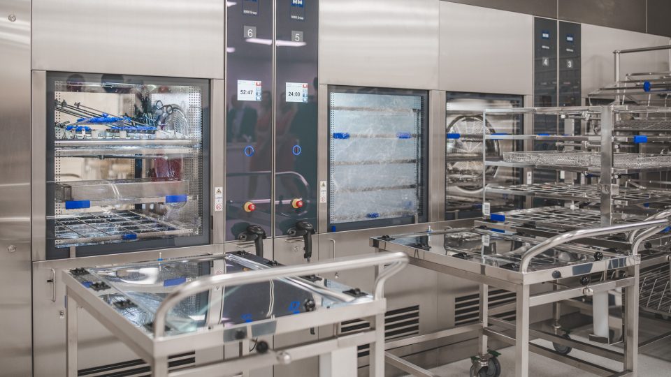 Nové pracoviště centrální sterilizace v pavilonu CH českobudějovické nemocnice