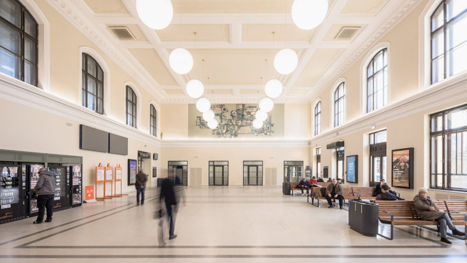 Vlakové nádraží v Českých Budějovicích po generální rekonstrukci