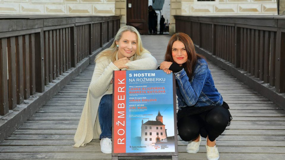 Lenka Klicperová a Markéta Kutilová byly dalšími osobnostmi v cyklu S hostem na Rožmberku