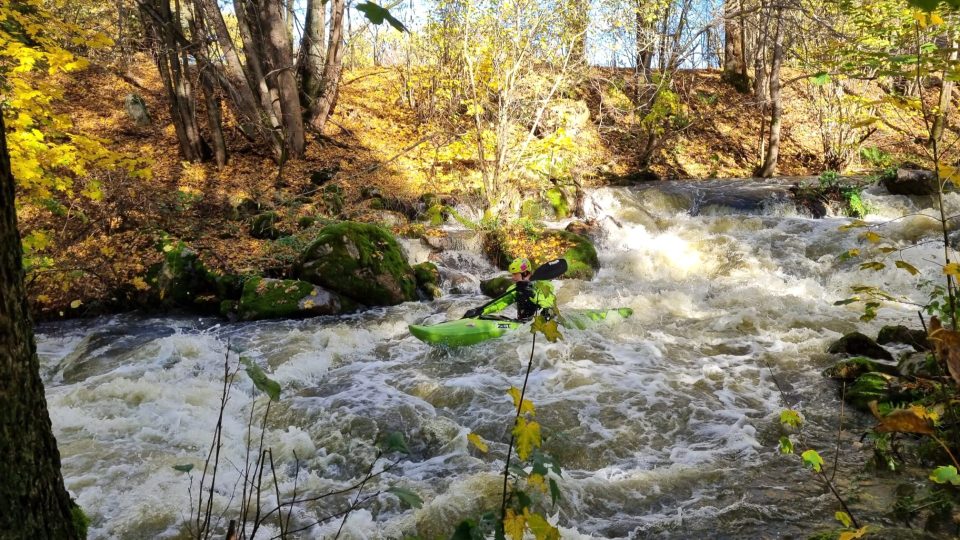 Splouvání Hamerského potoka na Jindřichohradecku