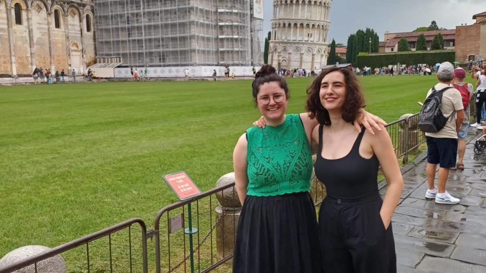 Se sestrou Karolínou v Toskánsku