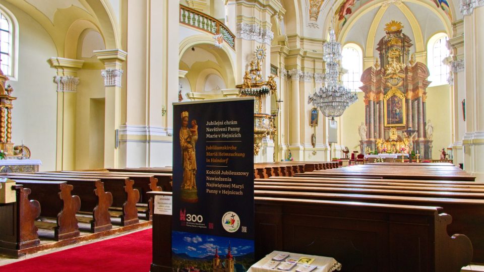 V chrámu Navštívení Panny Marie | foto: Jaroslav Hoření, Český rozhlas V chrámu Navštívení Panny Marie