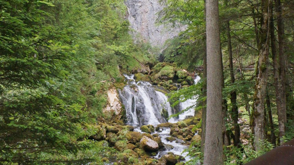 Pießling Ursprung je největší krasový pramen v Evropě. Voda teče z alpského masivu v jižní části Horního Rakouska v regionu Pyhrn-Priel 