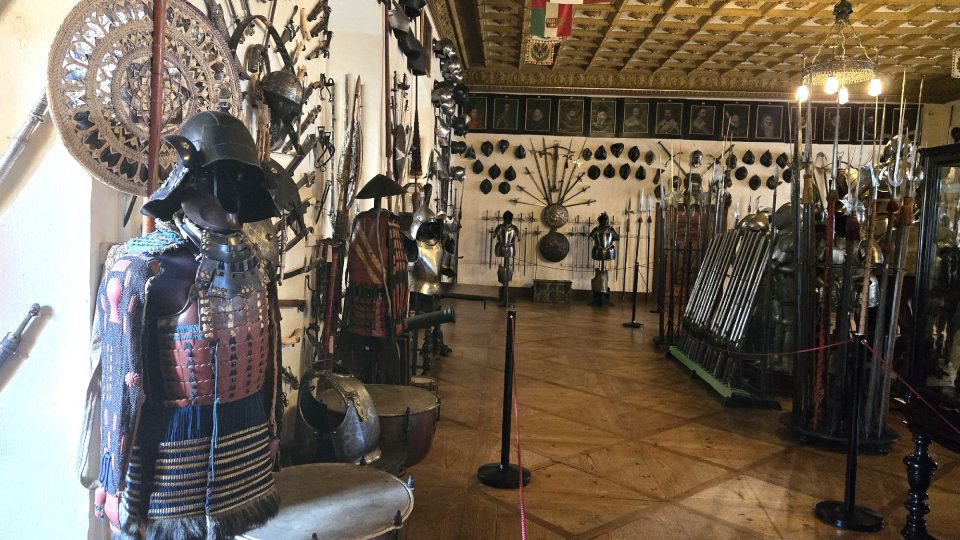 V Rytířském sále zámku Opočno | foto: Vladislava Wildová, Český rozhlas V Rytířském sále zámku Opočno