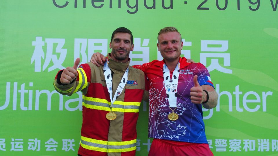 Čeští hasiči září na Světových policejních a hasičských hrách 2019, kde se soutěží v nejtěžších disciplínách