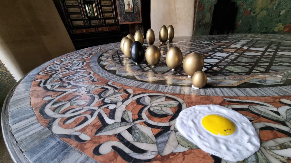 Výstava splašená vejce v Jindřichově Hradci