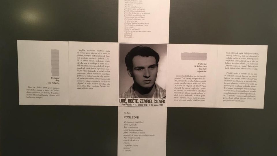 Výstava Pochodeň číslo 1 – Jan Palach v českobudějovické Galerii Nahoře