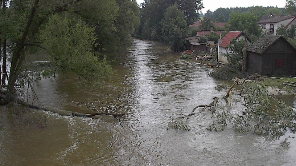 Povodně 2002, Plav na Českobudějovicku