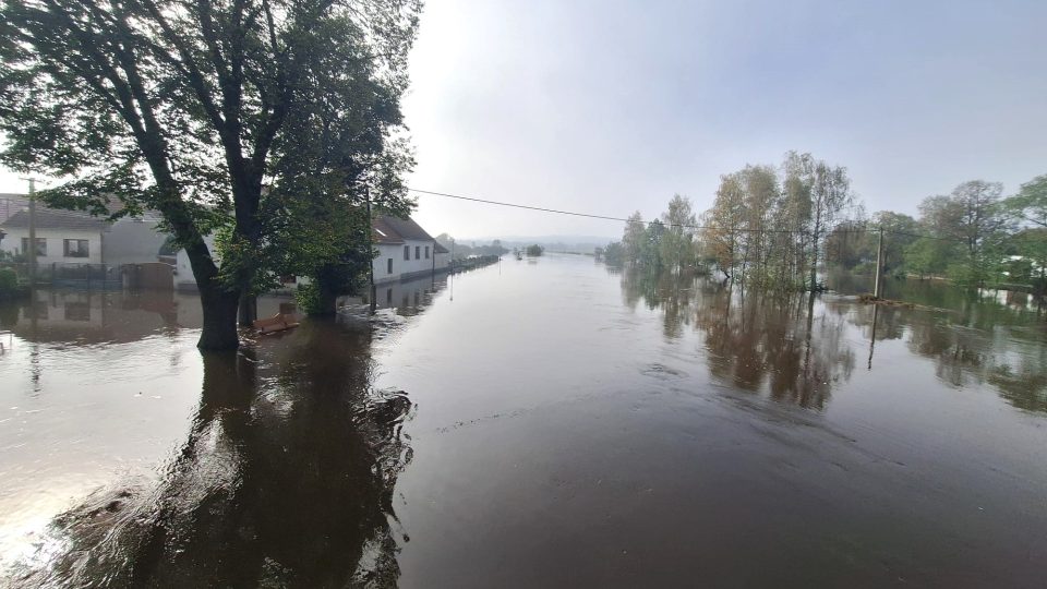 Zaplavená Putim na Písecku