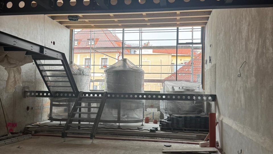 Záchrana zámeckého pivovaru v Jindřichově Hradci pokračuje. Stavba už dostává jasnější obrysy