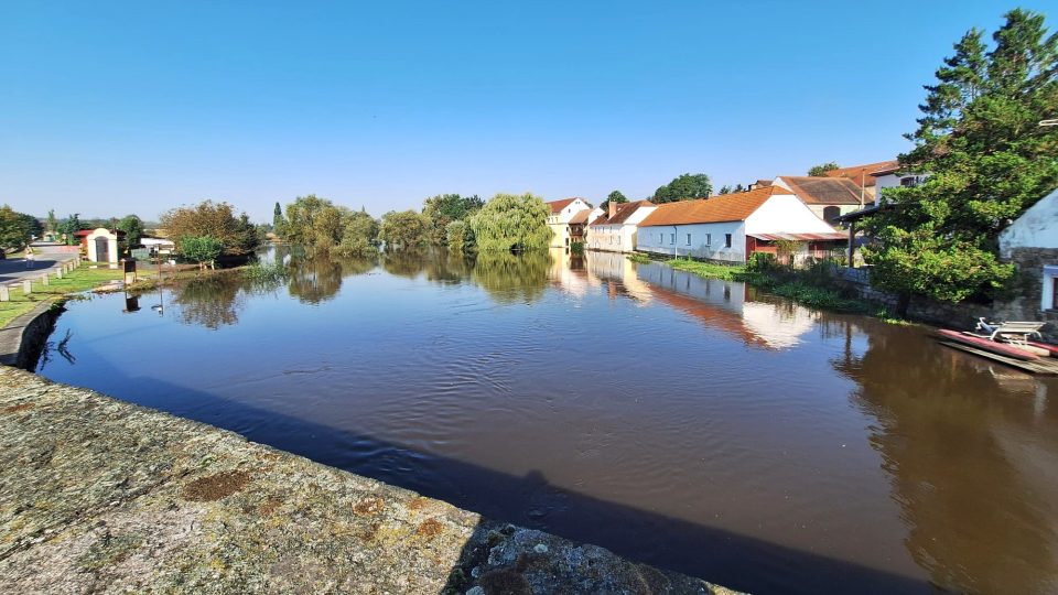 Zaplavená Putim na Písecku