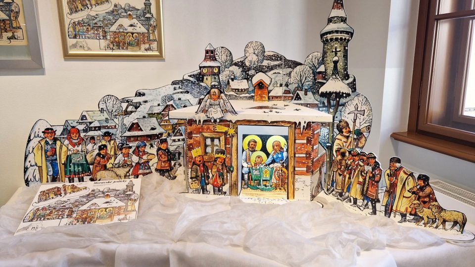 Výstava Pohádkové Vánoce Vojtěcha Kubašty v Jihočeském muzeu v Českých Budějovicích