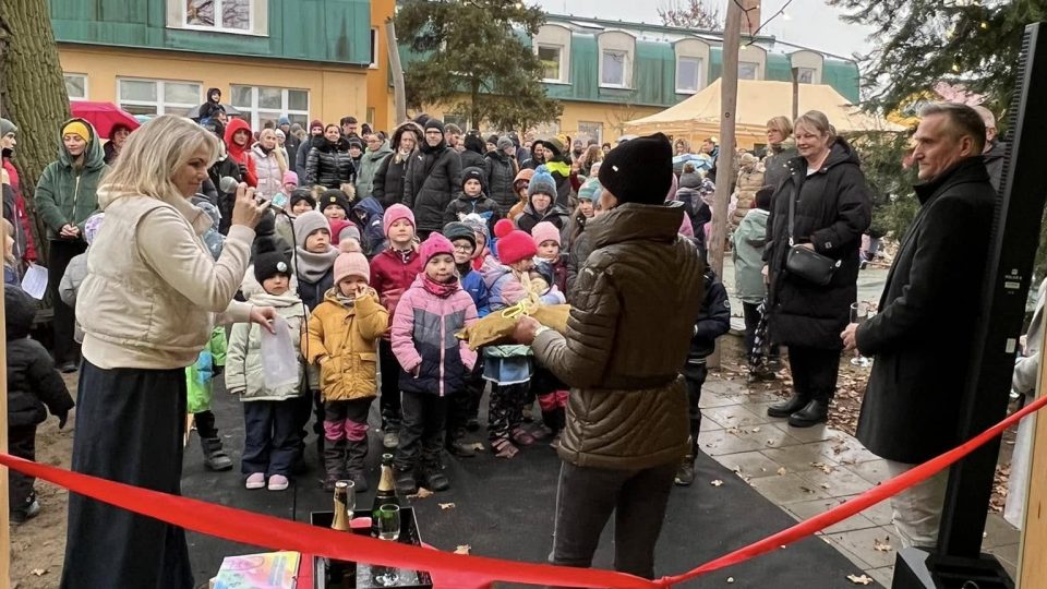 Slavnostní otevření venkovní učebny v Mateřské škole Pohádka v Plané nad Lužnicí