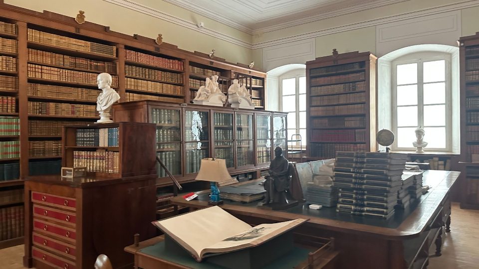 Metternichova knihovna patří k největším šlechtickým knihovnám v Česku