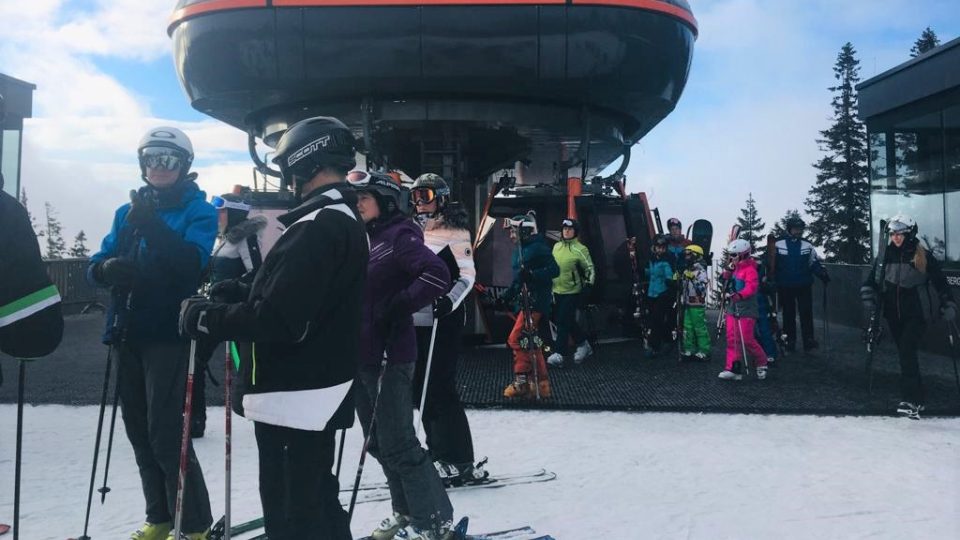 Lyžování v rakouském příhraničním skiareálu Hochficht, kam jezdí mnoho Čechů