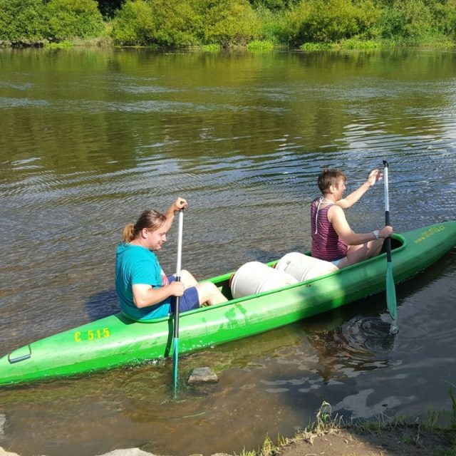 Vodáci na řece | foto: Lukáš Milota,  Český rozhlas