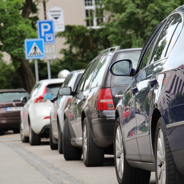 Parkování v Českých Budějovicích | foto: Andrea Poláková,  Český rozhlas