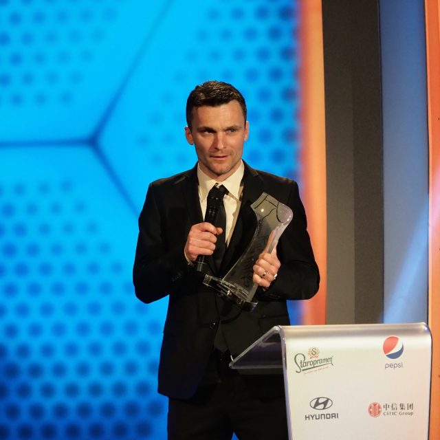 David Lafata na vyhlašování ankety Fotbalista roku | foto: Fotobanka Profimedia