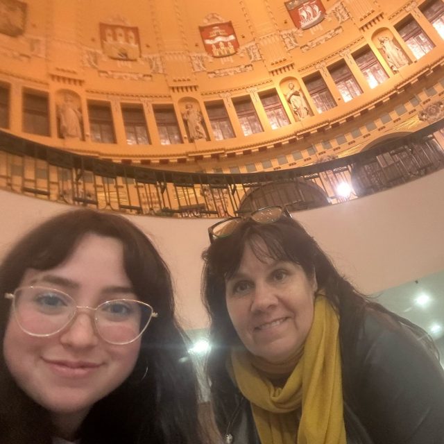 Studentka Elena  (Itálie) z mezikulturního programu AFS a její hostitelská máma Růžena Vorlová | foto: Růžena Vorlová,  Český rozhlas