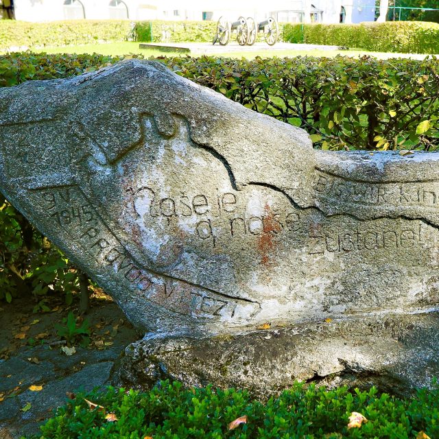 Kámen republiky u Nové Bystřice | foto: Jan Rychetský,  ČTK