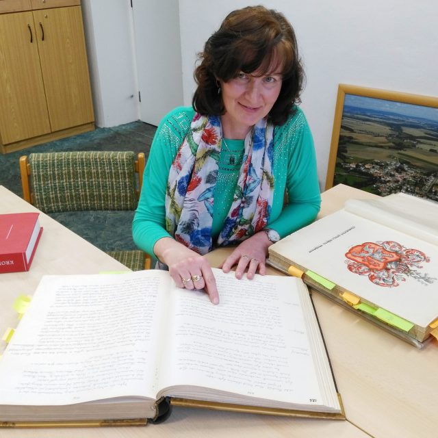 Kronikářka Mirovic Marie Hrdinová | foto: Petr Kronika,  Český rozhlas,  Český rozhlas