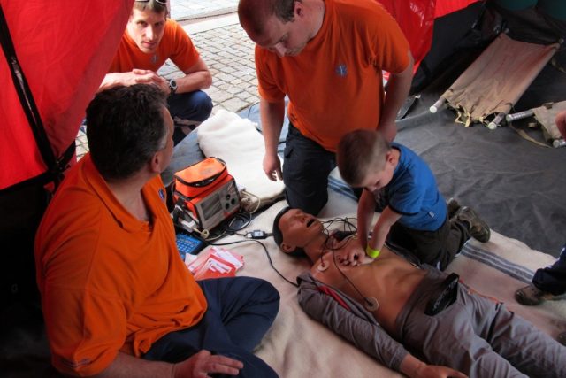 Ukázky poskytování první pomoci | foto: Michal Trnka