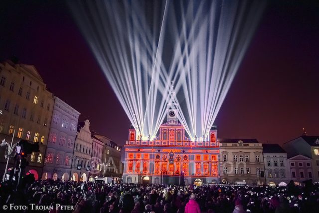 Multimediální show k 750. výročí Českých Budějovic | foto: Peter Trojan