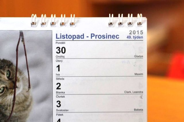 Kalendář datum | foto: Andrea Poláková,  Český rozhlas