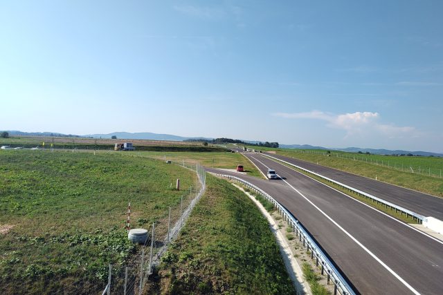 U Třebonína začíná stavba dálničního přivaděče | foto: Eliška Pěnkavová,  Český rozhlas